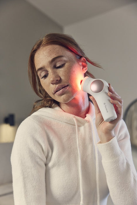 Therabody TheraFace PRO Ultimate Facial Health Device by - White - with conductive gel