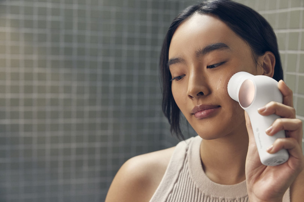 Therabody TheraFace PRO Ultimate Facial Health Device by - White - with conductive gel