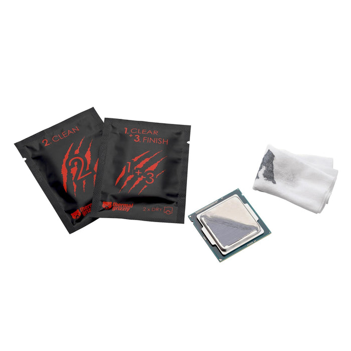 Thermal Grizzly processor cleaning wipes, 10 pieces
