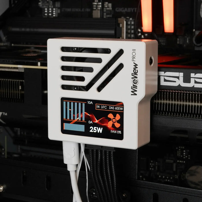 Thermal Grizzly WireView Pro II GPU 12V-2x6 Video Card Sensor - White