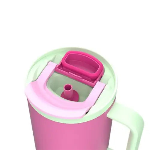 Thermal mug with telescopic straw Kambukka Rio Tumbler 950ml Bubblegum Mint - Flasks & thermal mugsAGD-TKT<<<Home