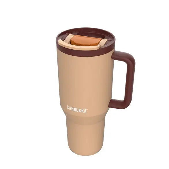 Thermal mug with telescopic straw Kambukka Rio Tumbler 950ml Almond Dream - Flasks & thermal mugsAGD-TKT<<<Home