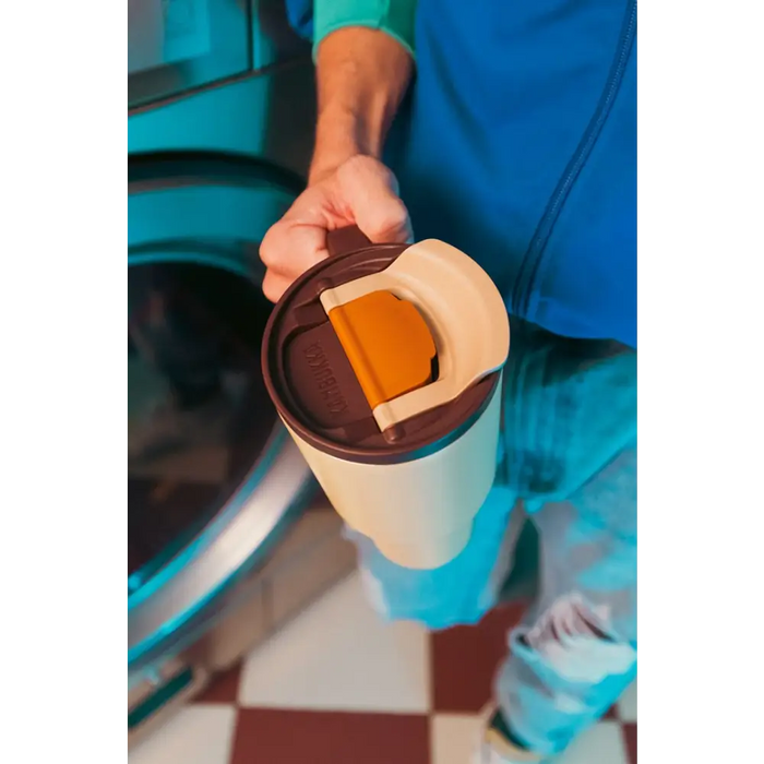 Thermal mug with telescopic straw Kambukka Rio Tumbler 950ml Almond Dream - Flasks & thermal mugsAGD-TKT<<<Home