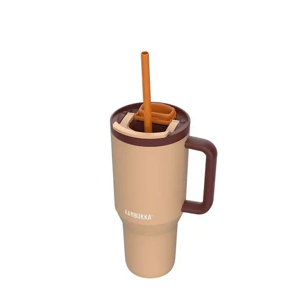 Thermal mug with telescopic straw Kambukka Rio Tumbler 950ml Almond Dream - Flasks & thermal mugsAGD-TKT<<<Home