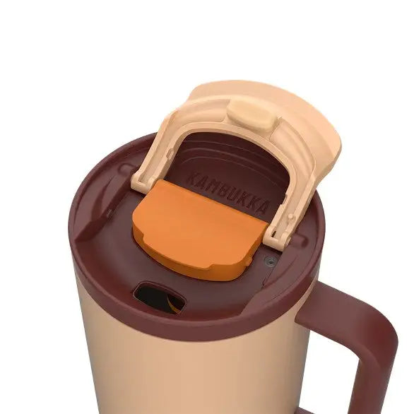 Thermal mug with telescopic straw Kambukka Rio Tumbler 950ml Almond Dream - Flasks & thermal mugsAGD-TKT<<<Home