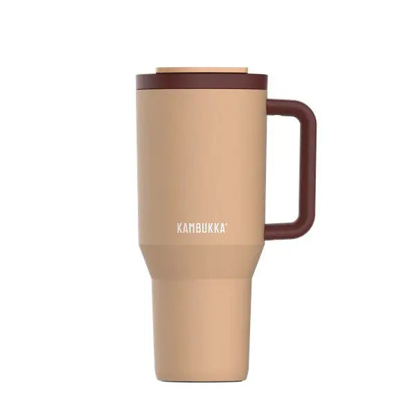 Thermal mug with telescopic straw Kambukka Rio Tumbler 950ml Almond Dream - Flasks & thermal mugsAGD-TKT<<<Home
