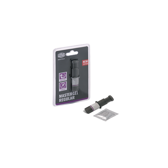 Thermal paste Cooler Master MasterGel Regular 1.5ml 5 W/mK - Термо пасти и подложки<<<Компютърни компоненти<<<ValiAPI