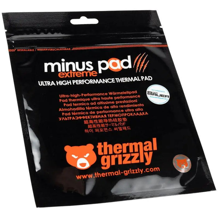 Thermally conductive pad Thermal Grizzly Minus Pad Extreme 100 x 100 x 0.5 mm - Термо пасти и подложки<<<Компютърни