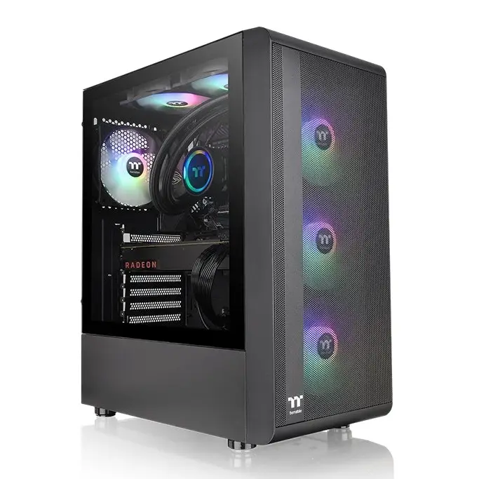 Thermaltake S200 TG ARGB - Кутии за компютри<<<THERMALTAKE компоненти за компютри<<<THERMALTAKE<<<PolyComp&&&Компютър