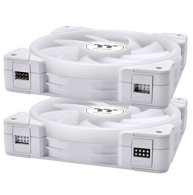 Thermaltake SWAFAN EX14 ARGB PC Cooling Fan TT Premium Edition 3 Fan Pack White