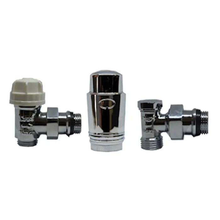 THERMOHEAD SET CAYMAN -5 CHROME THS THERMOSTYLE STRAIGHT 1/2x16mm and 1/2x15mm - Фитинги и аксесоари за