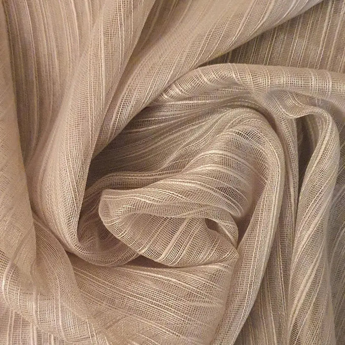 THIN CURTAIN 150X270 CM. BEIGE STRIPES - Пердета<<<Корнизи щори и пердета<<<Мебели и интериор<<<Praktiker
