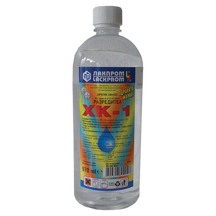THINNER FOR CHLORINE PRIMERS VARNISHES ENAMEL VARNISHES LACKPROM HK-1 - Разредители<<<Грундове и разредители<<<Бои и