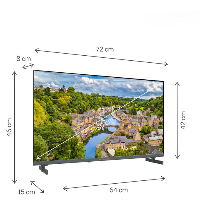 TV THOMSON 32FQG3S15C QLED SMART TV, GOOGLE TV, 32.0 ", 80.0 cm