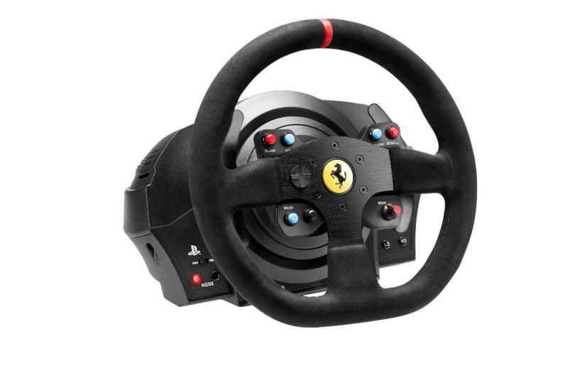 THRUSTMASTER steering wheel, T300 Ferrari Alcantara Edition, for PC / PS3 / PS4