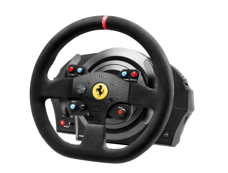 THRUSTMASTER steering wheel, T300 Ferrari Alcantara Edition, for PC / PS3 / PS4