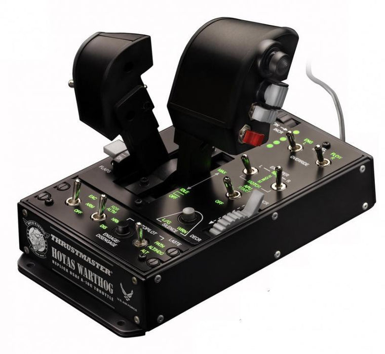 Wired Joystick Thrustmaster HOTAS Warthog Dual Throttles Flight Simulator for PC Black