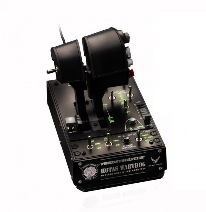 Wired Joystick Thrustmaster HOTAS Warthog Dual Throttles Flight Simulator for PC Black