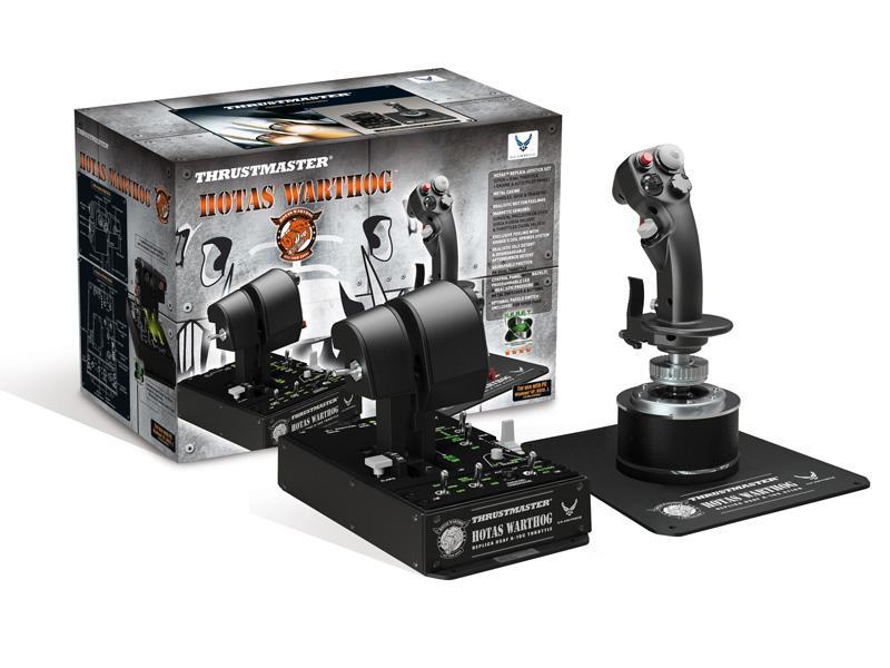 Joystick and Control Panel, Thrustmaster HOTAS Warthog Flight Simulator for PC, Black