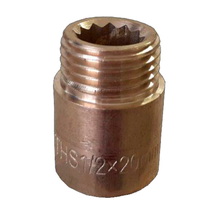 EXTENSION THS THERMOSTYLE BRASS POLISHED