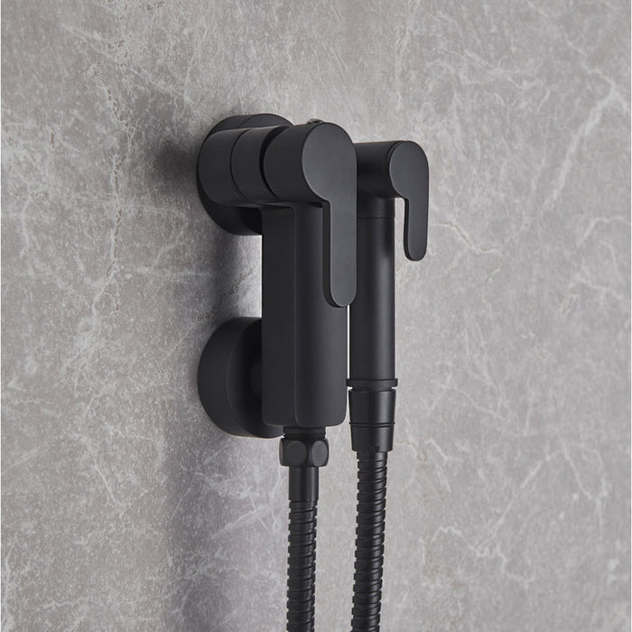 HYGIENIC SHOWER SET THS THERMOSTYLE BLACK