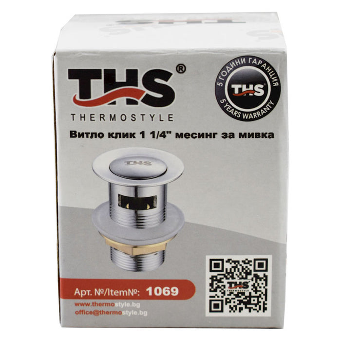 THS THERMOSTYLE CLICK-CLICK WASHBASIN SIPHON