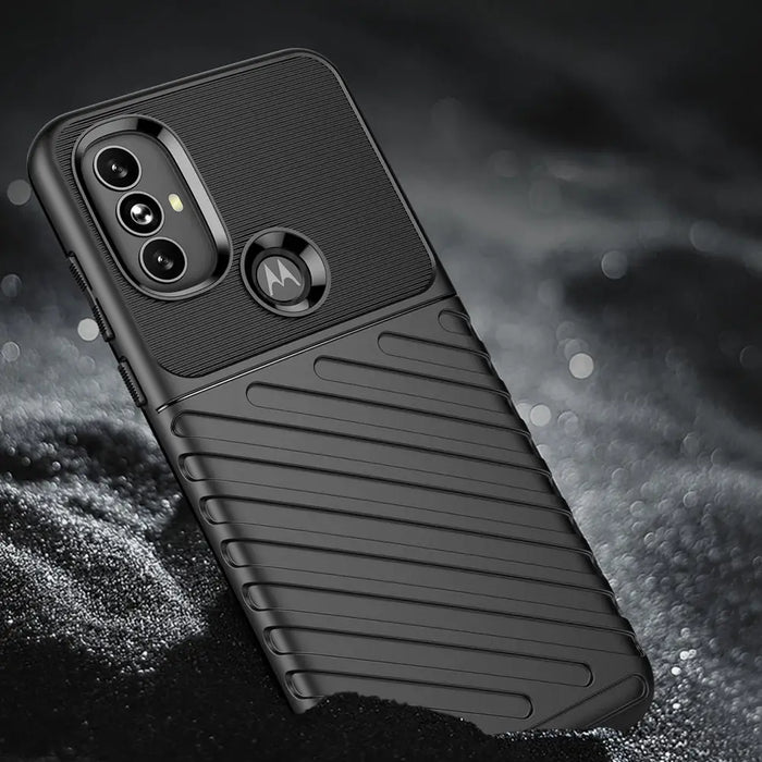 Thunder Case flexible armored cover for Motorola Moto G Power 2022 black - Cell phone cases and covers<<<HurtelXML
