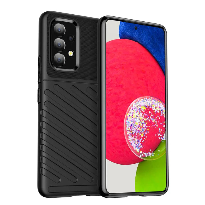 Thunder Case flexible armored cover for Samsung Galaxy A53 5G black - Cell phone cases and covers<<<HurtelXML