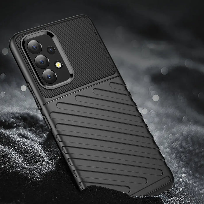 Thunder Case flexible armored cover for Samsung Galaxy A53 5G black - Cell phone cases and covers<<<HurtelXML