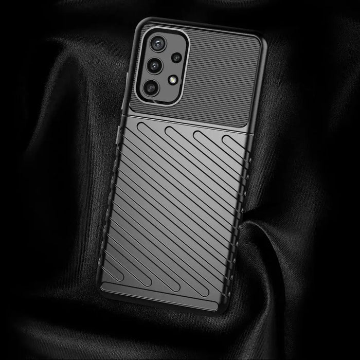 Thunder Case Flexible Tough Rugged Cover TPU Case for Samsung Galaxy A32 5G blue - Cell phone cases
