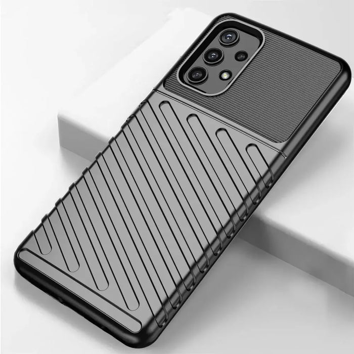 Thunder Case Flexible Tough Rugged Cover TPU Case for Samsung Galaxy A32 5G blue - Cell phone cases