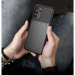 Thunder Case Flexible Tough Rugged Cover TPU Case for Samsung Galaxy A72 4G black - Cell phone cases