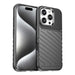 Thunder Case for iPhone 16 Pro Silicone Case - Black - Cell phone cases and covers<<<HurtelXML