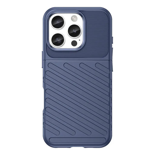 Thunder Case for iPhone 16 Pro Silicone Case - Blue - Cell phone cases and covers<<<HurtelXML