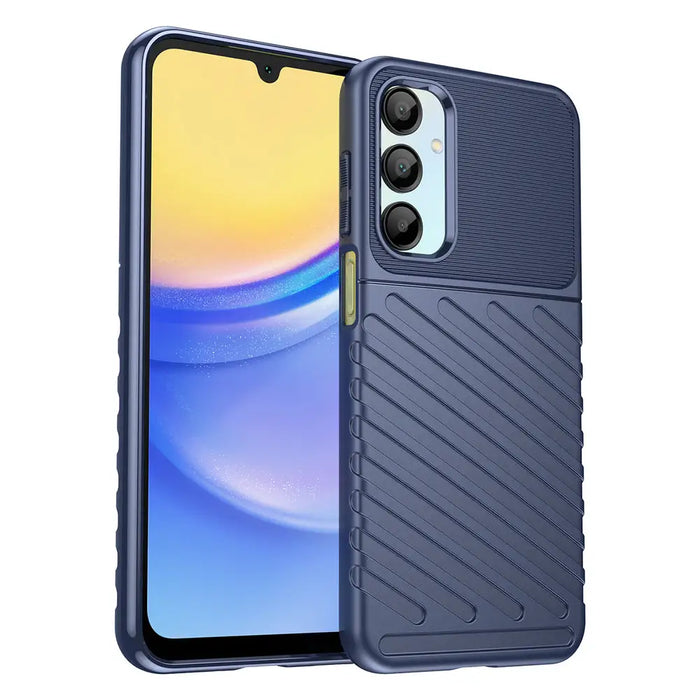 Thunder Case for Samsung Galaxy A16 / A16 5G Silicone Armored Cover - Blue - Cell phone cases and covers<<<HurtelXML