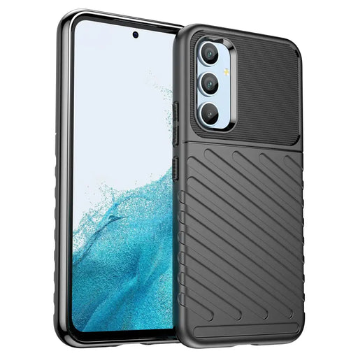Thunder Case case for Samsung Galaxy A54 5G silicone armor case black - Cell phone cases and covers<<<HurtelXML