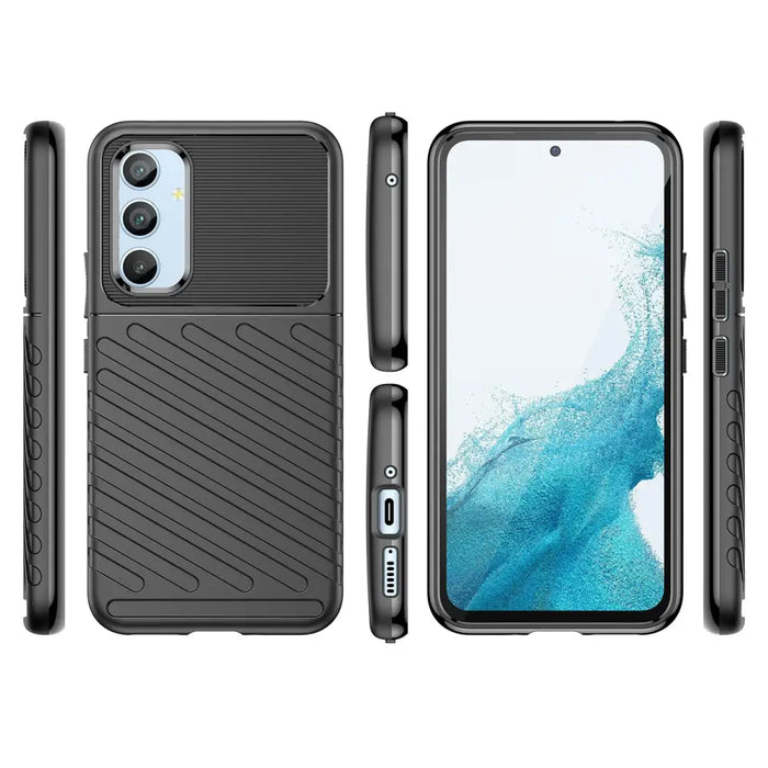 Thunder Case case for Samsung Galaxy A54 5G silicone armor case black - Cell phone cases and covers<<<HurtelXML