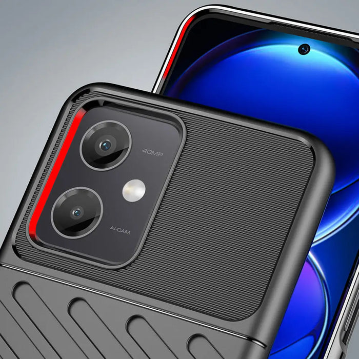 Thunder Case Xiaomi Poco X5 5G / Redmi Note 12 5G silicone armor case black - Cell phone cases and covers<<<HurtelXML