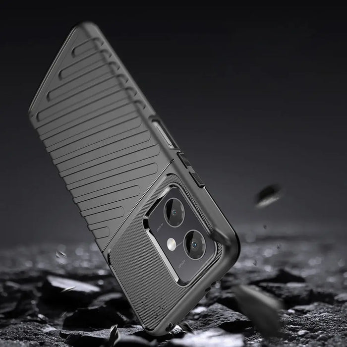 Thunder Case Xiaomi Poco X5 5G / Redmi Note 12 5G silicone armor case black - Cell phone cases and covers<<<HurtelXML