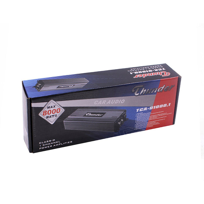 Amplifier THUNDER TCA-D1000.1 1 x 370 W, NUMBER OF CHANNELS 1