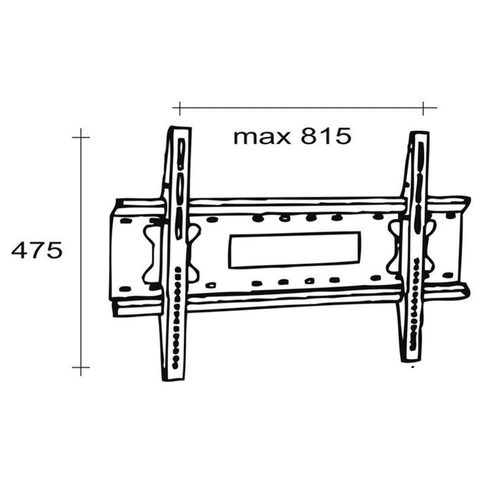 TV Stand THUNDER STTV TTS-P113 BLACK