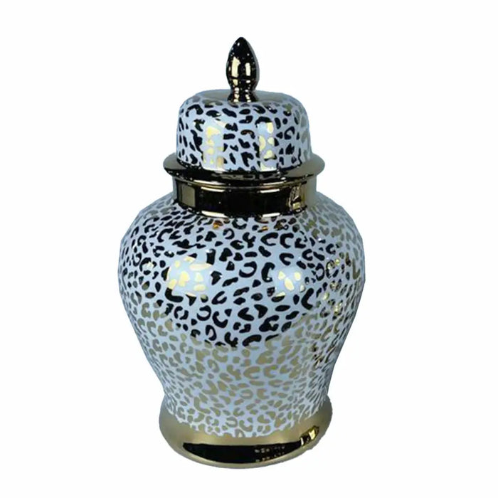 Tibor DKD Home Decor Porcelain Golden White Colonial (25 x 25 x 40 cm) - Декорация и Осветление<<<Дом