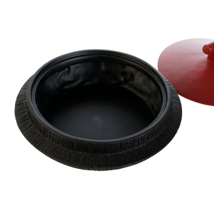 Tibor Home ESPRIT Black Red Resin Oriental 28 x 28 x 15 cm - Декорация и Осветление<<<Дом Градина<<<BigBuy&&&Украса за