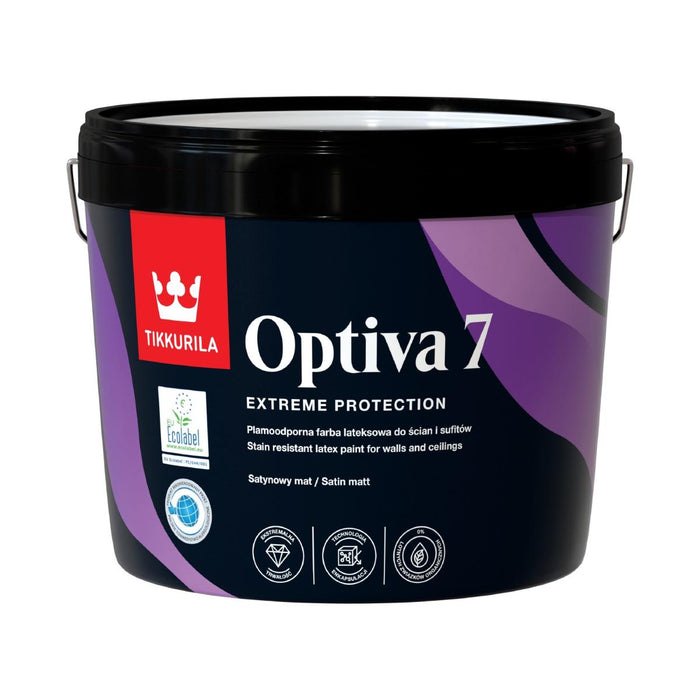 OPTIVA SATIN MAT 7 LATEX SATIN WHITE 2.7L