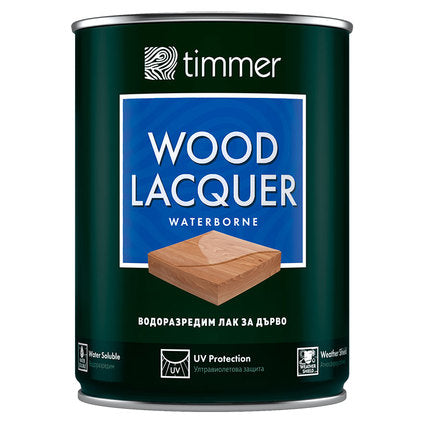 WATER-BASED VARNISH FOR WOOD COLORLESS SATIN 750 ML TIMMER