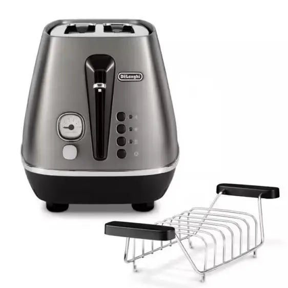 Toaster DeLonghi Distinta Titanium CTIN2103.TB - Тостери<<<Уреди за кухня<<<Малки електроуреди<<<TechnoMix