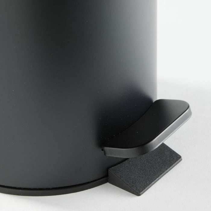 Pedal bin TODAY UTILITY Black 3 L 17 x 25 cm