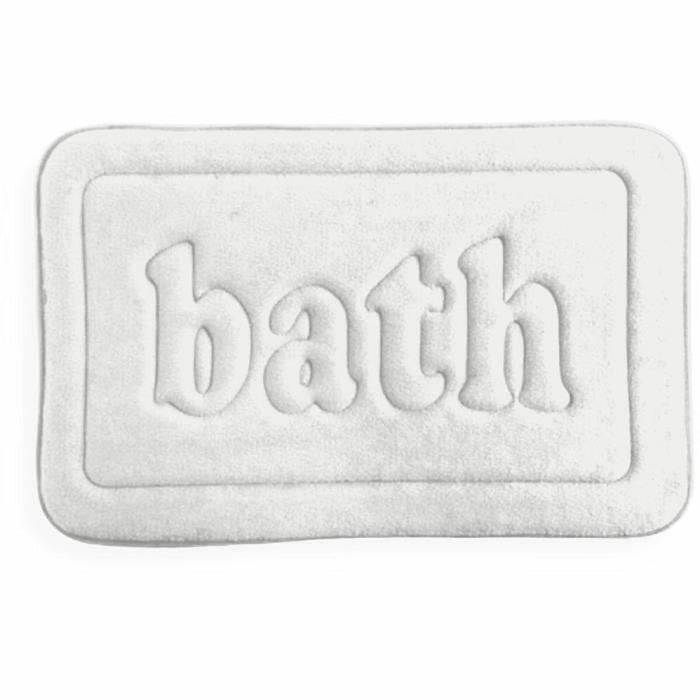 Non-Slip Bath Mat TODAY Bath PVC 40 x 60 cm White
