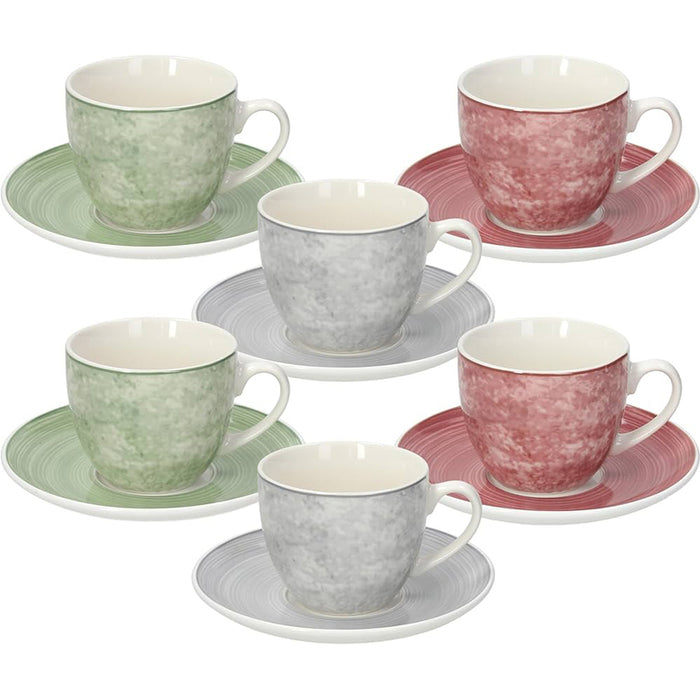 COFFEE SET 12 PIECE TOGNANA IRIS PETRA