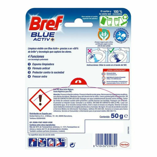 Toilet air freshener Bref Blue Activ Aqua Door Hanger 125 ml - Почистване Прахосмукачки И Гладене<<<Дом